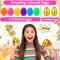200 PCS 3" Large Plastic Easter Eggs Fillable Easter Eggs Empty Colorful Plastic Eggs Bulks for Kids Boys Girls Easter Basket Stuffers